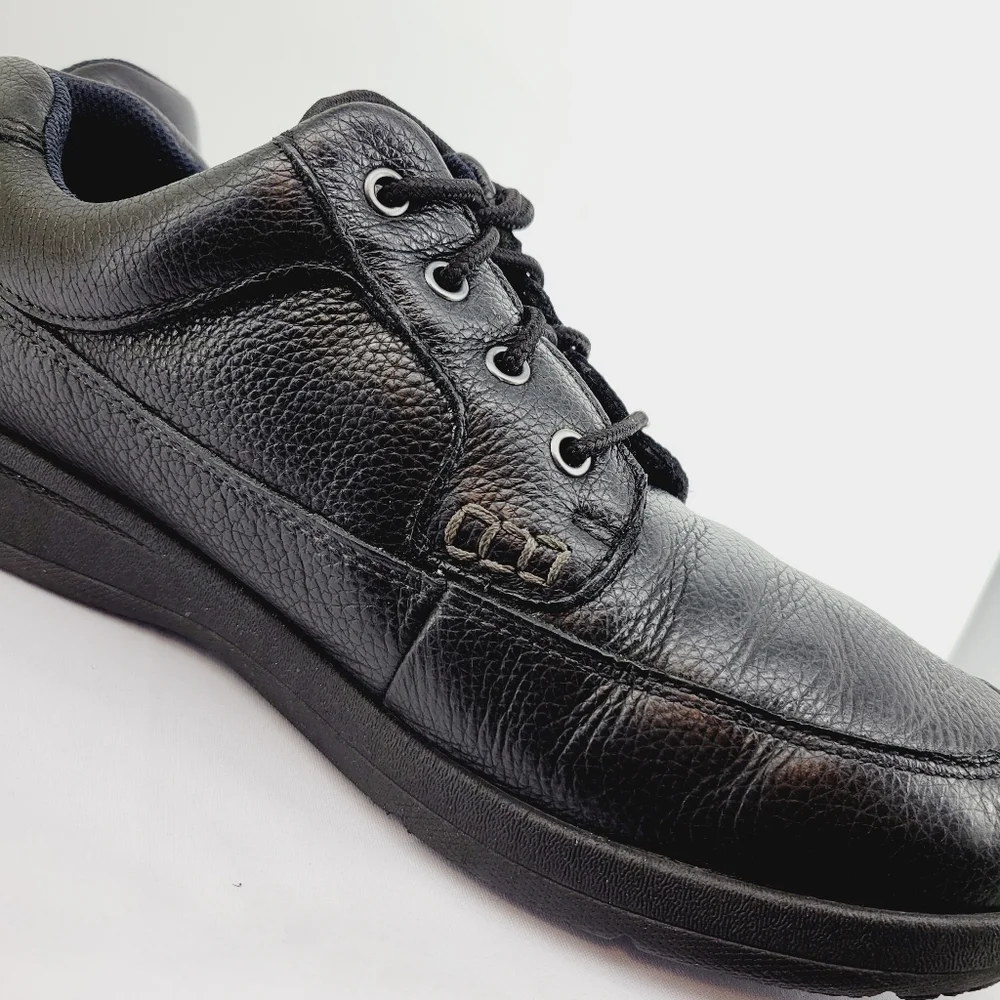 Nunn Bush Cam Moc Toe Oxford Black Leather Comfort Dress Shoe Men’s 12